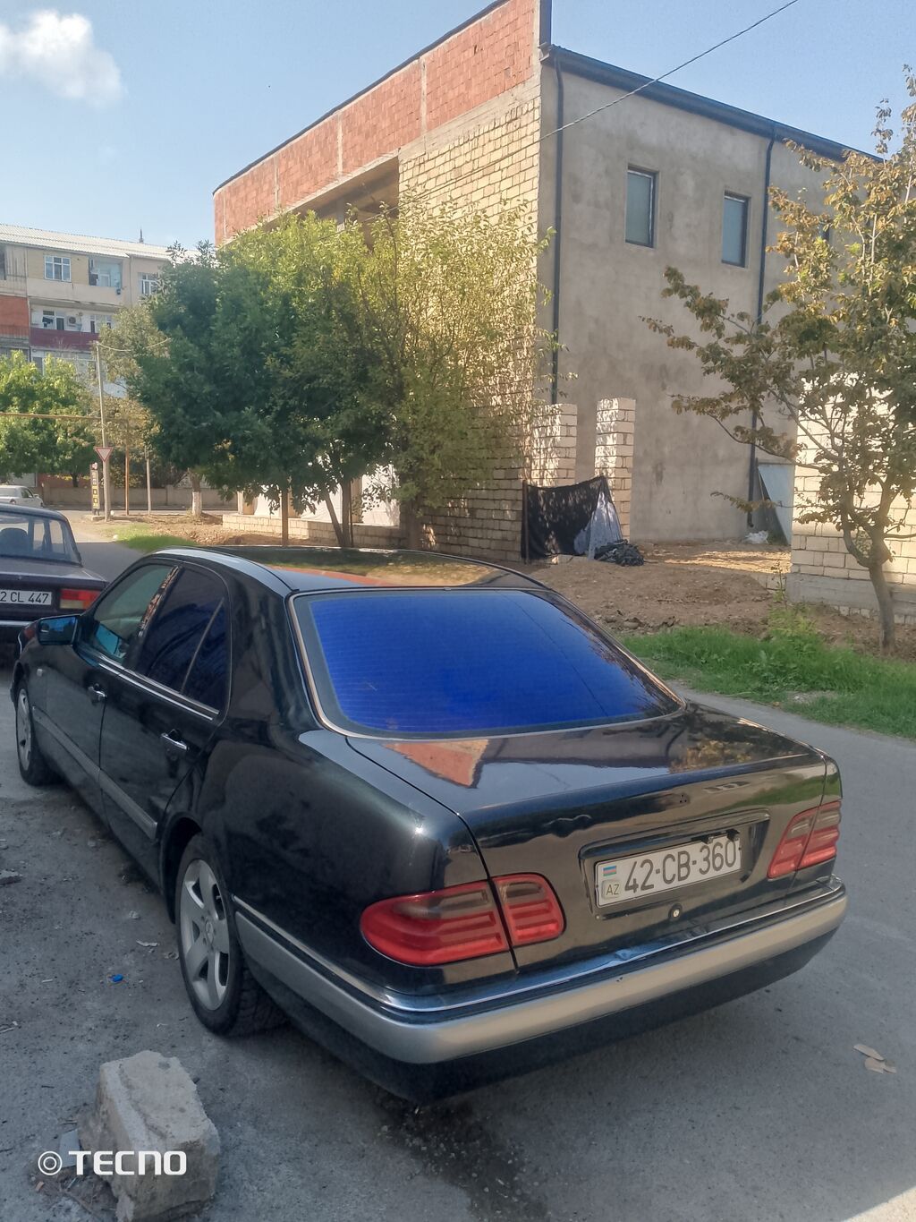 Mercedes-Benz E-Class (W210) sedan - Kuzov: sedan, tünd göy/qara rəng 42-CB-360 — Avtomobillər, Lənkəran (3)