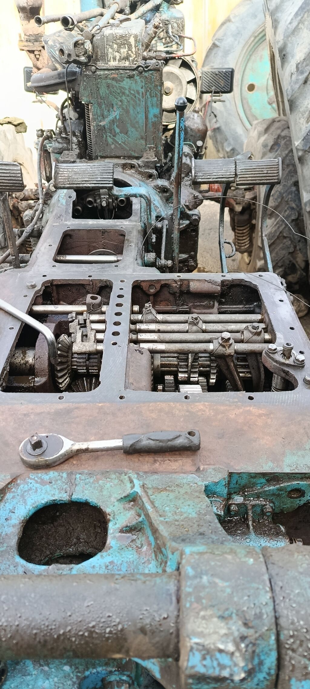 Əvvəlcə Salam olsun hərkəsə. Traktor tam ideal vəziyyətdədir sənət — Traktorlar, Şəki (3)