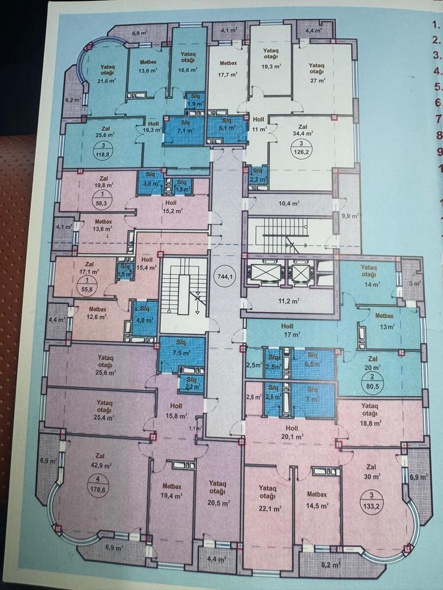 Satılır 4 otaqlı yeni tikili 180 m² — Mənzil, Bakı (2)
