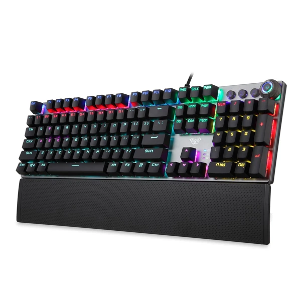 Aula F2058 Rainbow Mechanical Keyboard (Blue Switch) — Mallar, Bakı