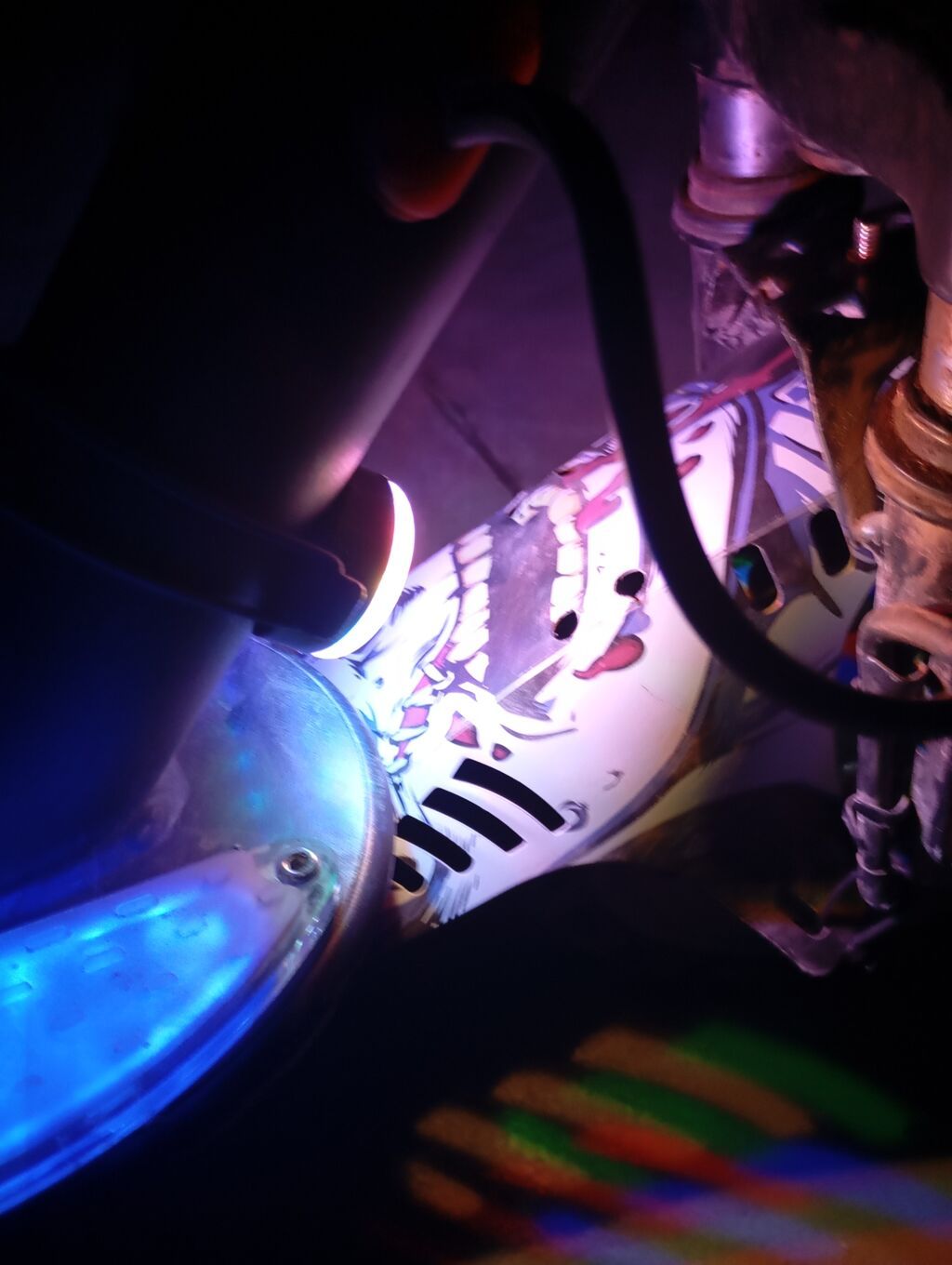 Elektrik skuter – güclü işıqlandırma ilə şəhərdaxili sürüş üçün — Skuterlər, Xırdalan (5)