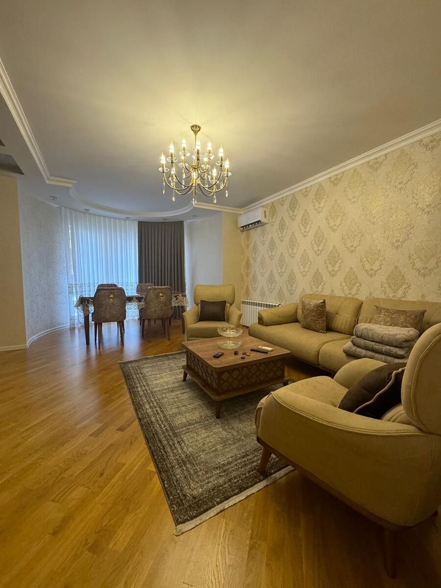 İcarəyə verilir 3 otaqlı yeni tikili 130 m² — Mənzil, Bakı (5)