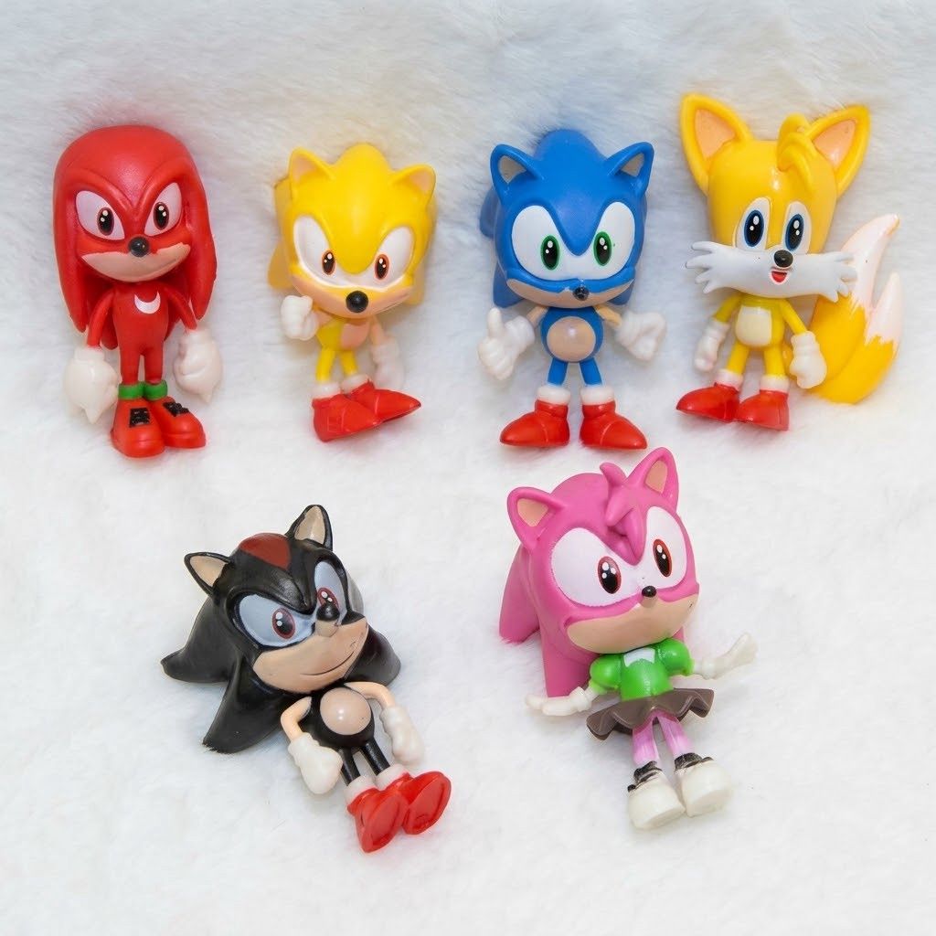 Fiqur dəsti Sonic the Hedgehog, 3+ yaş, plastik, 6 əd — Mallar, Bakı (3)