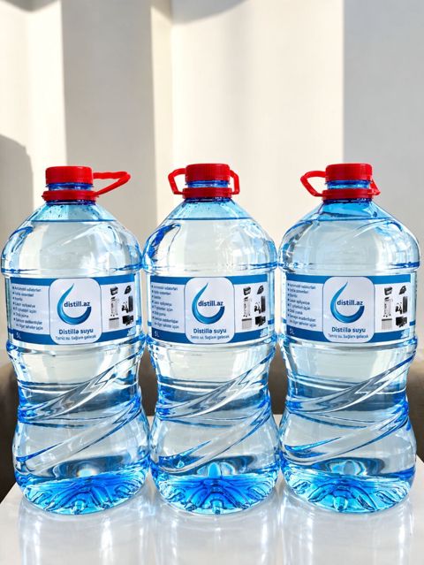 Məhsul: Distill.az – Distilla suyu - Həcm: 5 litr (butulka) - Tətbiq — Bakı