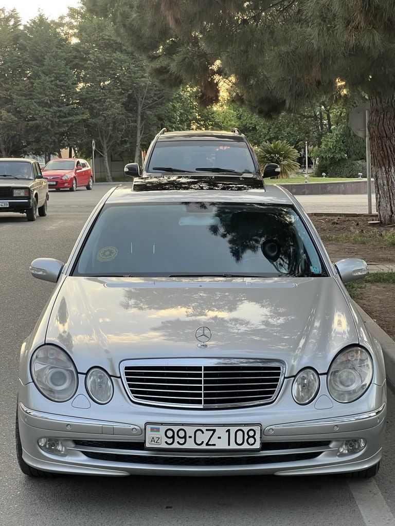 Mercedes E 320, 3.2 L, 2003 il, 244 000 km 99-CZ-108 — Avtomobillər, Şəmkir (2)