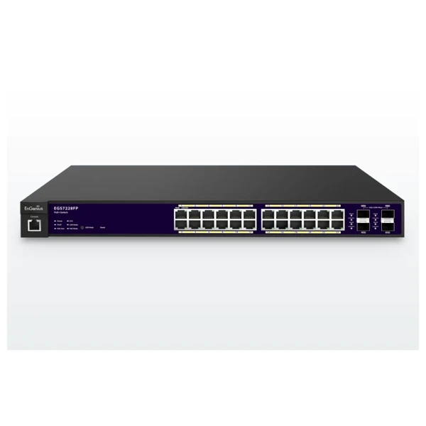 EnGenius 24-Port Gigabit PoE+ L2 Managed Switch EGS-7228FP — Bakı