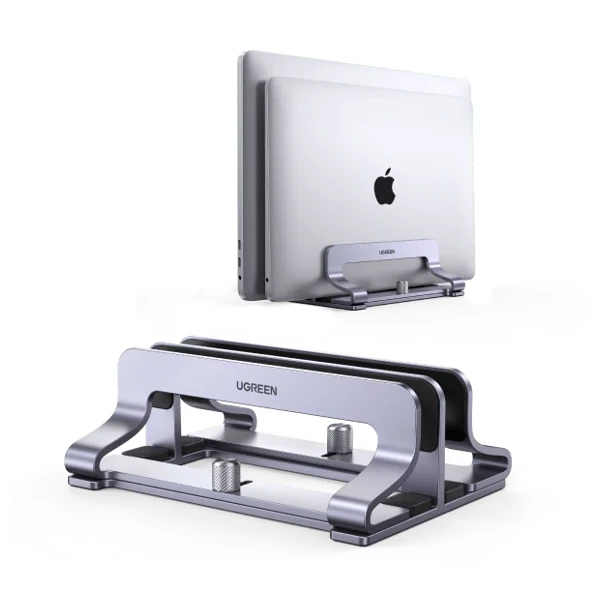 Ugreen LP258 Vertical Dual Slot Laptop Stand for Desk 60643 — Bakı