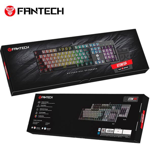 Fantech Atom104 MK886 V2 Black Mechanical Gaming Keyboard — Mallar, Bakı