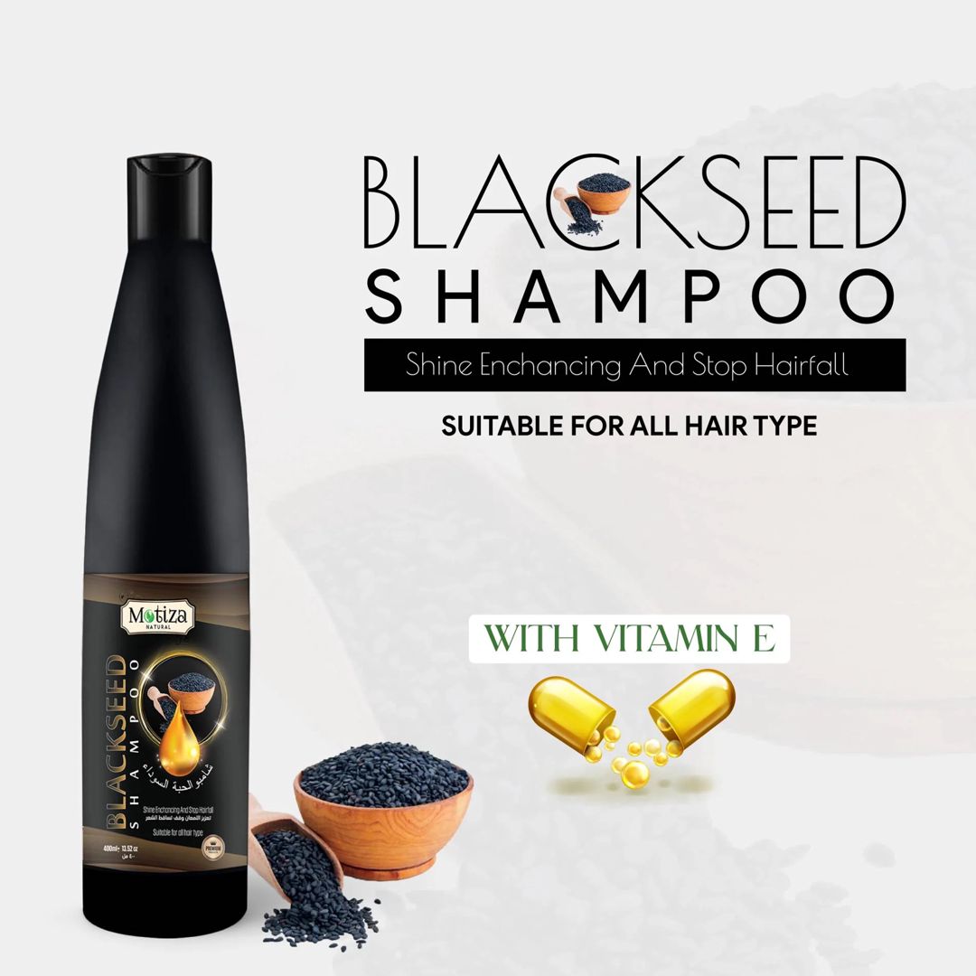 Şampun Motiza Natural Blackseed, 400 ml — Mallar, Bakı (2)