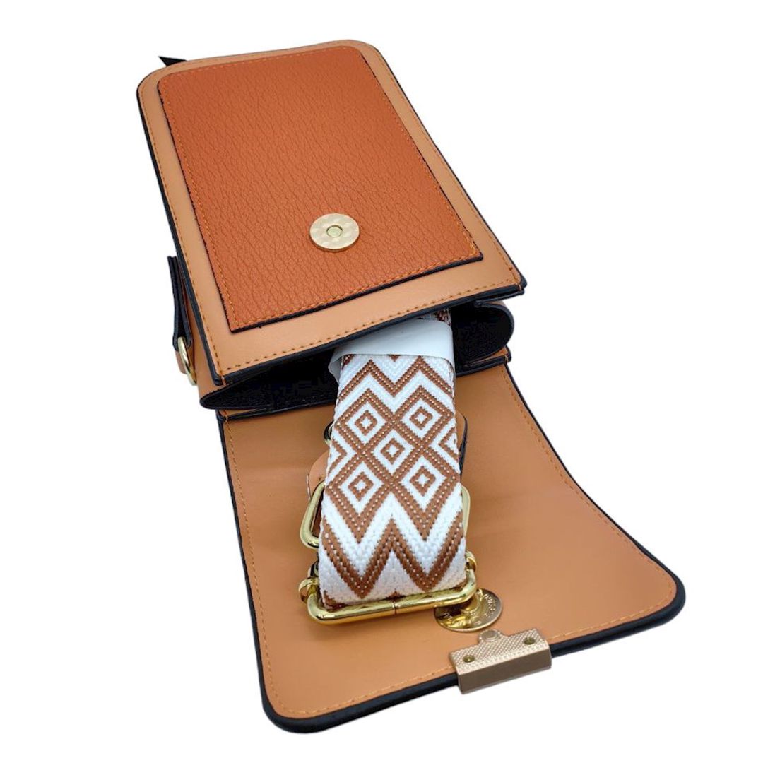 Qadın çiyin çantası BAG_H9819_ORANGE_1, narıncı — Mallar, Bakı (3)