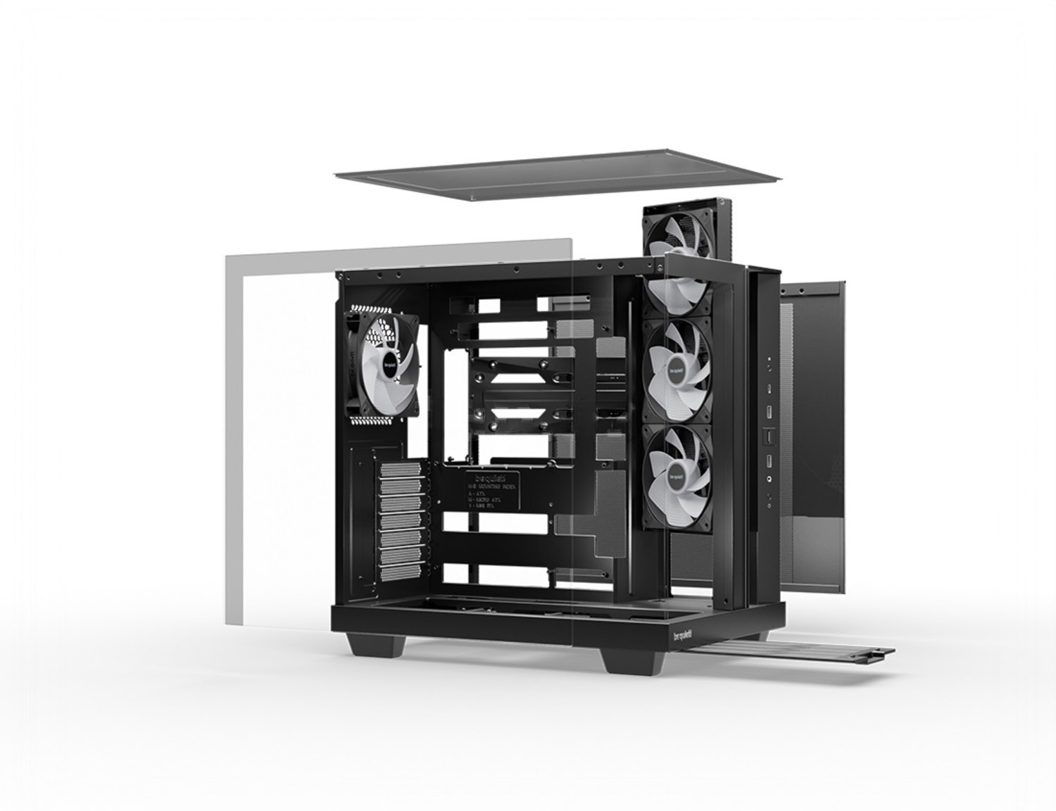 Kompüter korpusu be quiet Light Base 500 LX Black — Korpuslər, Bakı (2)