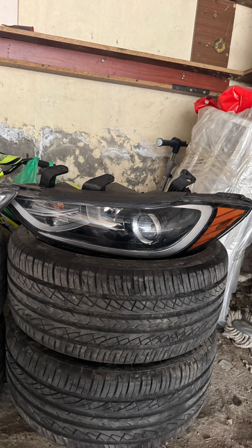 Hyundai Elantra limitet farasi adabdiv kisnen fara hec bir prablemi — Avtomobil işığı, Bakı (2)