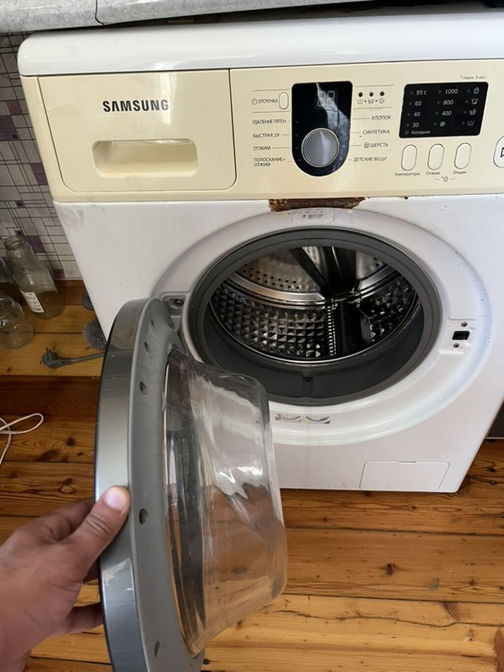 Samsung ön-yükləməli paltaryuyan maşın, 6 kq tutum. Xüsusiyyətlər — Çamaşır maşınları, Qobu (3)