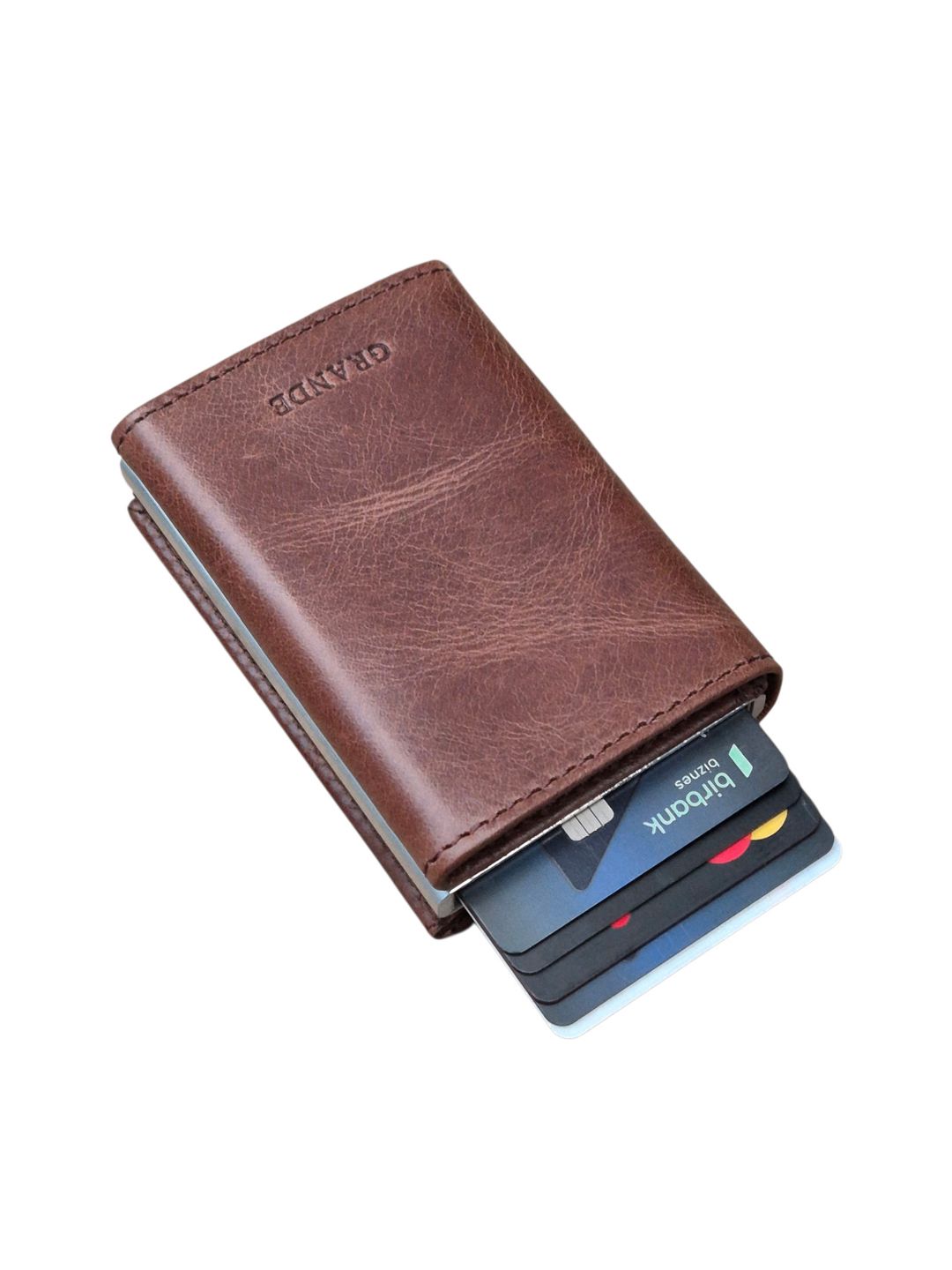 Təbii dəridən unisex kartlıq Grande_725_Crazy-Brown — Mallar, Bakı (2)