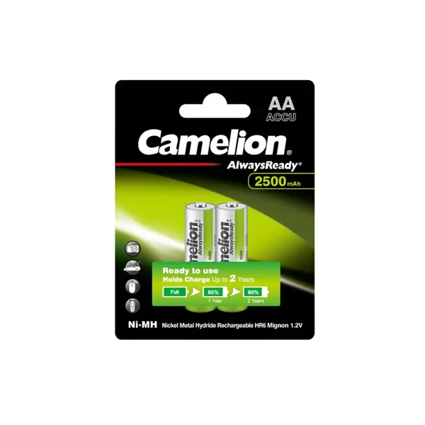 Camelion AA 2500 mAh Batareya — Mallar, Bakı