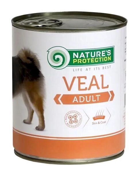Konserv yem Nature's Protection Adult dana əti ilə, 400 q — Bakı