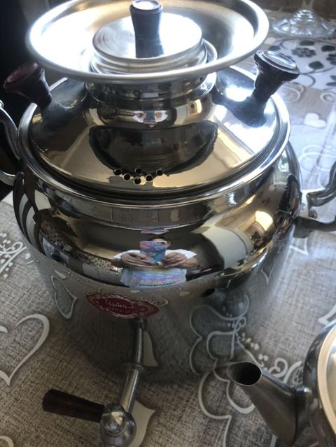 Paslanmayan poladdan samovar dəsti İstifadə olunmayıb, 5 litr tutumu — Bakı
