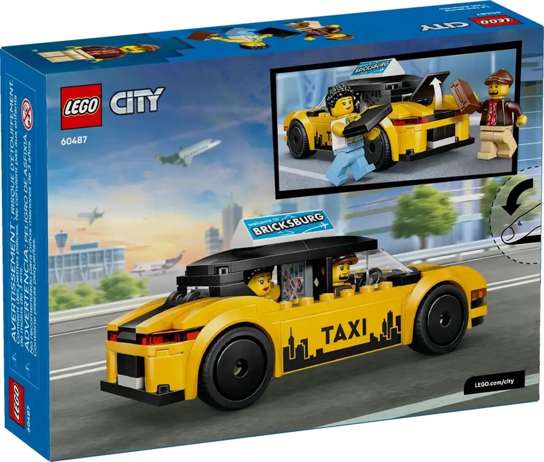 Konstruktor No Brand City Sarı Taksi 60487, 5+ yaş, 122 hissə - 00-00047995 — Mallar, Bakı