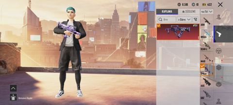 Pubg Mobile hesabı – zəngin inventar və nadir əşyalar - Silah dəri və — Masazır