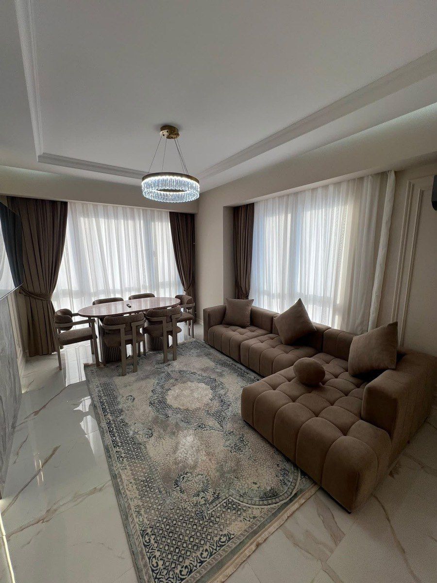 İcarəyə verilir 3 otaqlı yeni tikili 90 m² — Mənzil, Bakı (2)