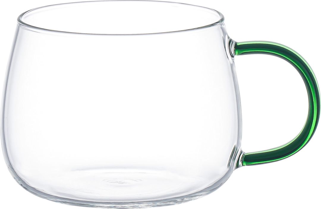 Fincan dəsti Aramoro Luvin, şüşə, şəffaf/yaşıl, 380 ml, 2 əd — Mallar, Bakı (2)