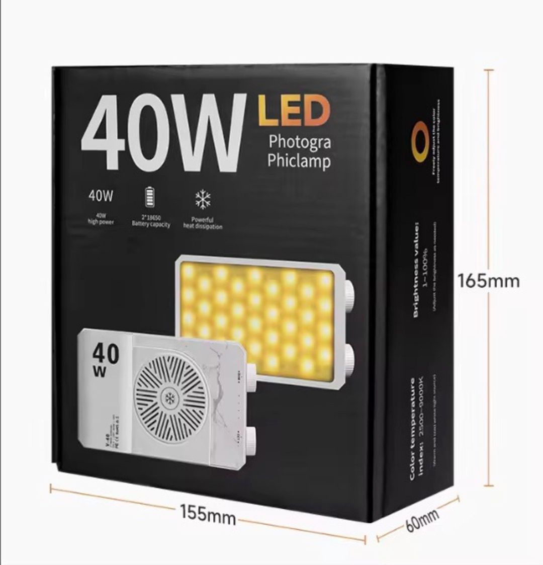 V40 portativ LED işıqlandırma — Foto və video texnikası, Bakı (6)