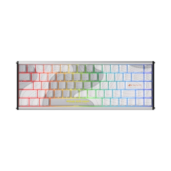 Ajazz ALUX68 MAX Gonzo Contour White — Bakı