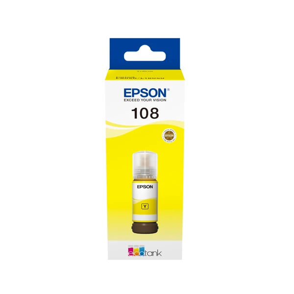Epson 108 EcoTank Yellow ink bottle — Mallar, Bakı