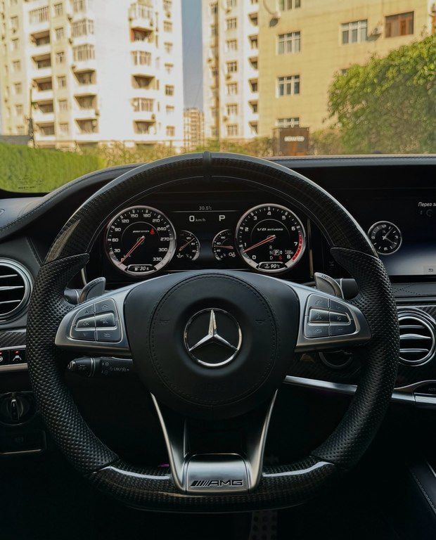 Mercedes S 63 AMG 4MATIC, 5.5 L, 2015 il, 70 000 km — Avtomobillər, Bakı (12)