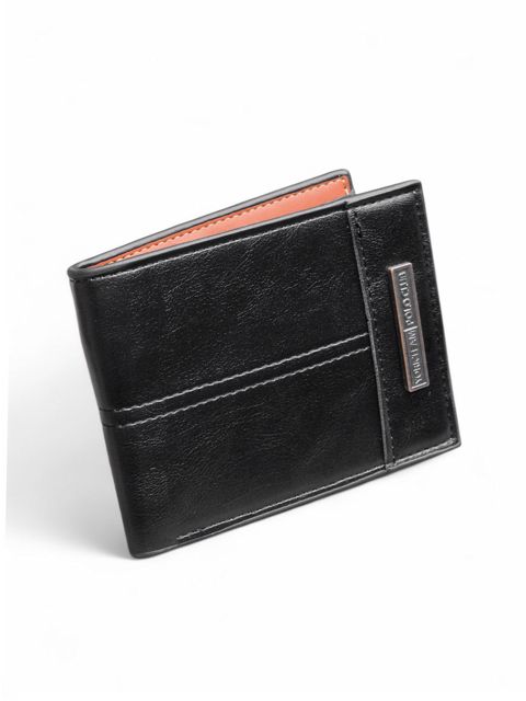 Portmone kişilər üçün, poliuretan, qara, 8.5 sm — Bakı