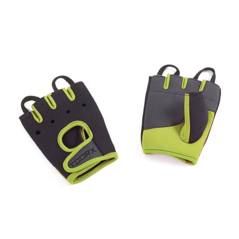 Fitnes üçün əlcəklər Toorx AHF-238, ölçü L, yaşıl/qara — Bakı