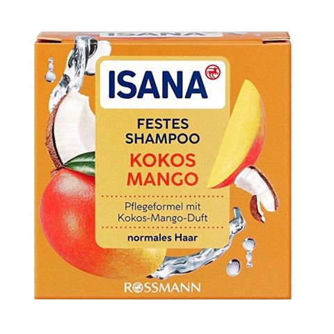 Saç üçün sərt şampun Isana Coconut - Mango, qidalandırıcı, 65 q — Bakı