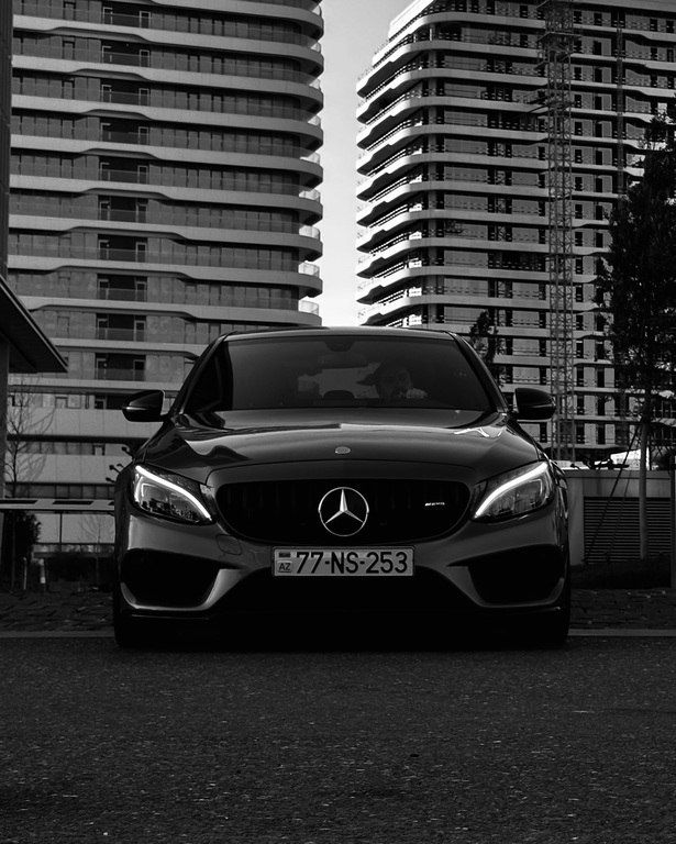 Mercedes C 300, 2.0 L, 2017 il, 160 000 km 77-NS-253 — Avtomobillər, Bakı (2)