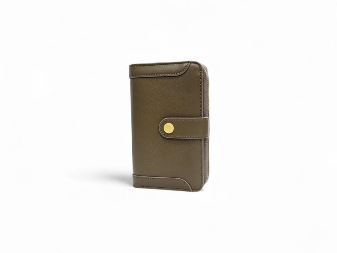 Portmone Yadas D2069-B005 Green, poliuretan, 9x15 sm — Mallar, Bakı