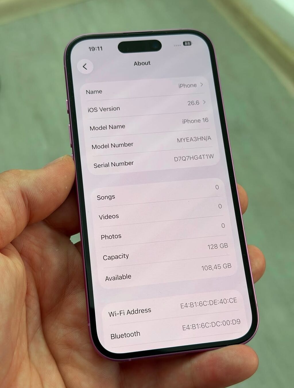 IPhone 16, 128 GB, Çəhrayı, Zəmanət, Barmaq izi, Simsiz şarj — Apple iPhone, Digah (6)