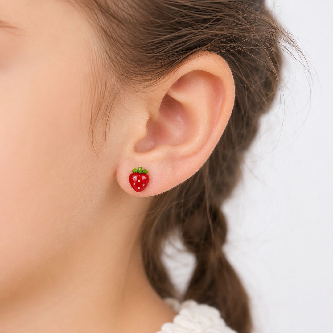 Uşaqlar üçün sırğa dəsti, metal/plastik — Mallar, Bakı (2)