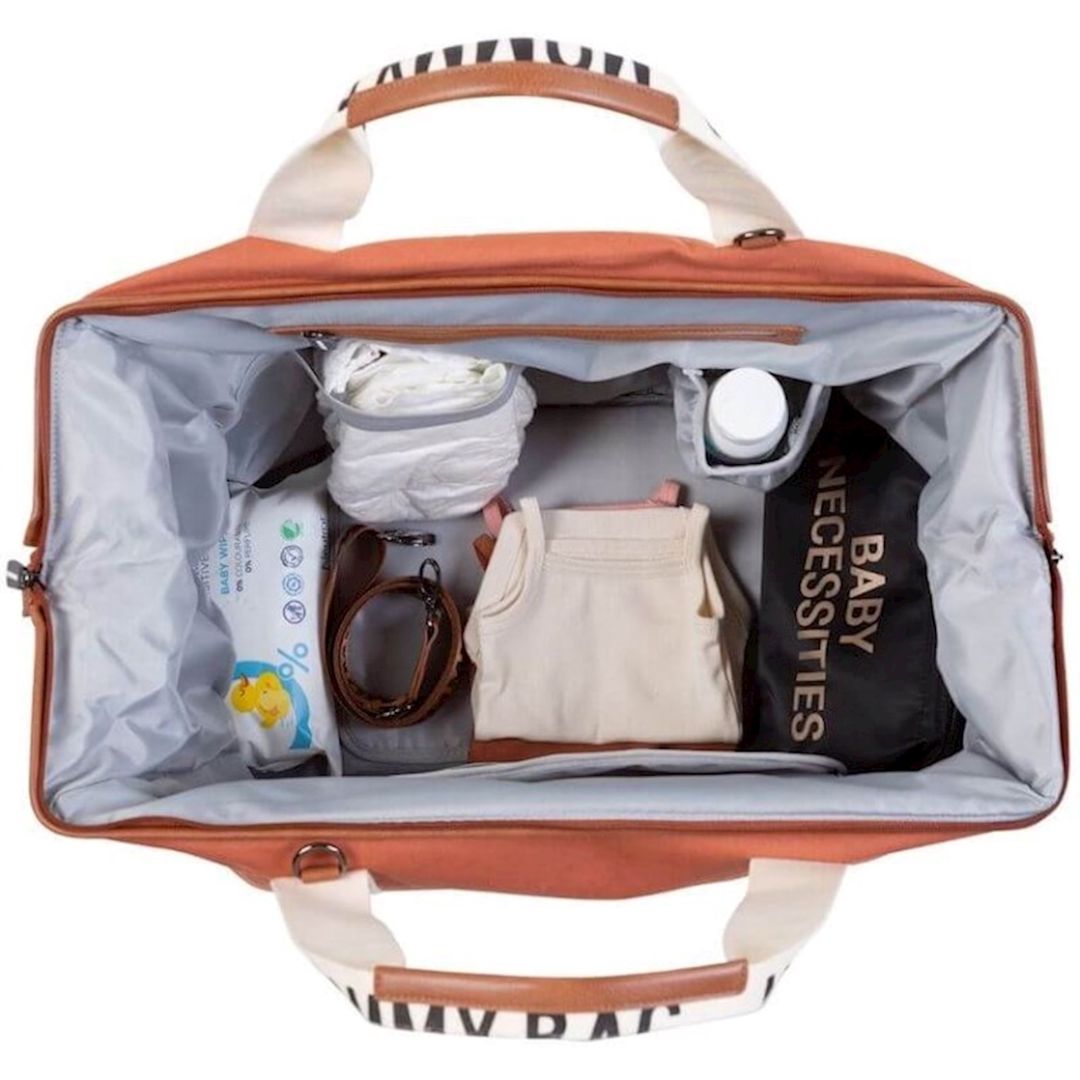 Uşaq əşyaları üçün çanta Childhome Mommy Bag Cwmbbscru, narıncı — Mallar, Bakı (2)