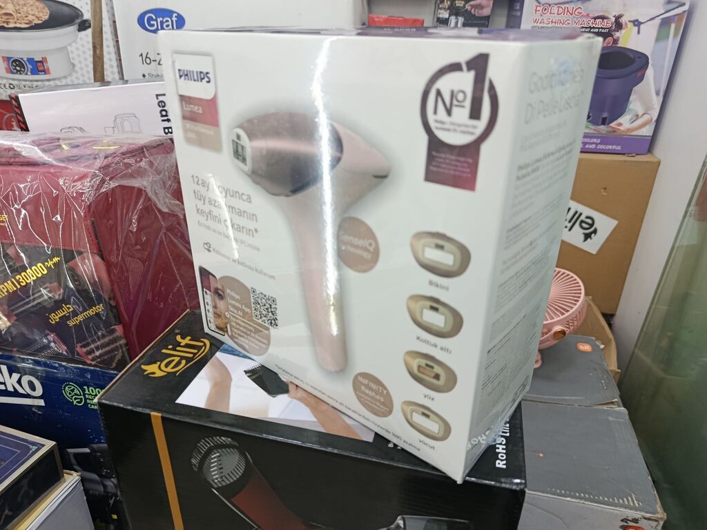 Lazer epilyatoru, Philips, Yeni, Pulsuz çatdırılma — Usturalar, trimmerler və epilyatorlar, Bakı (4)