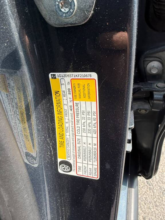 Chevrolet Malibu, 1.5 L, 2019 il, 156 000 km — Avtomobillər, Bakı (2)