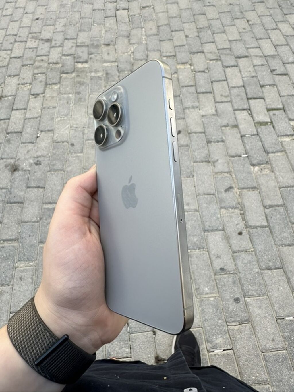 IPhone 15 Pro Max, 256 GB, Gümüşü, Face ID — Apple iPhone, Xırdalan (2)