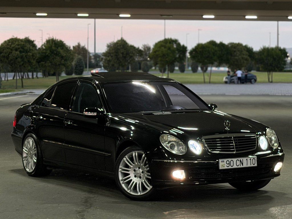 Mercedes E 240, 2.6 L, 2004 il, 285 000 km 90-CN-110 — Avtomobillər, Bakı (3)