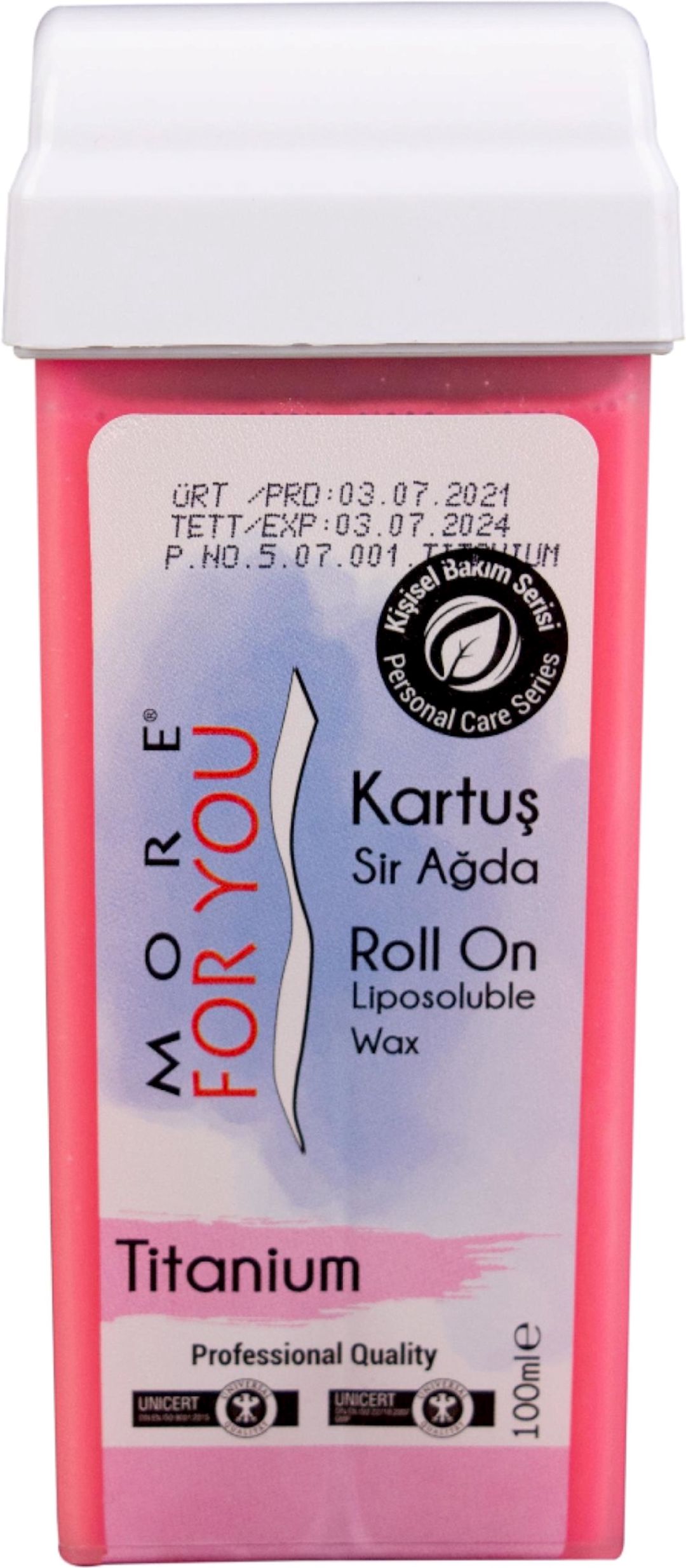 Depilyasiya üçün mum More 4 U Roll On Wax Titanium, 100 ml — Mallar, Bakı