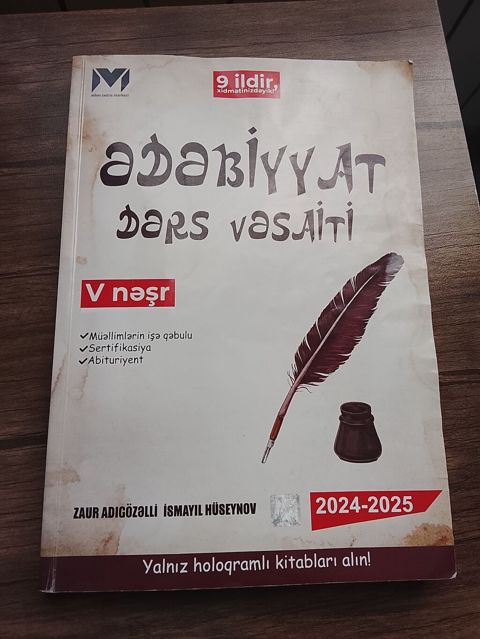 “Ədəbiyyat (V nəşr, 2024–2025) Səliqəli vəziyyətdədir mağaza — Bakı