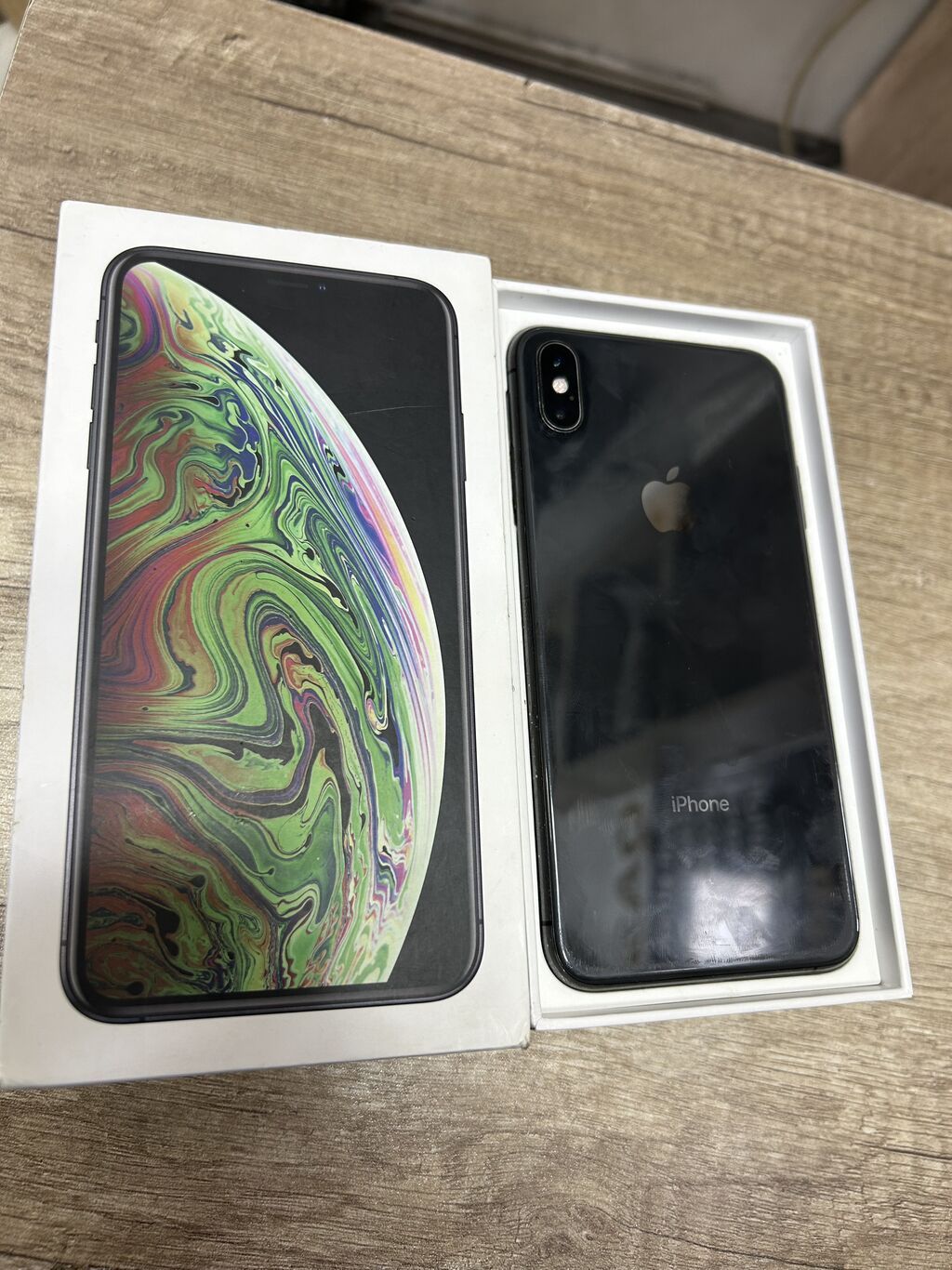 IPhone Xs Max, 64 GB, Qara, Face ID — Apple iPhone, Bakı (2)