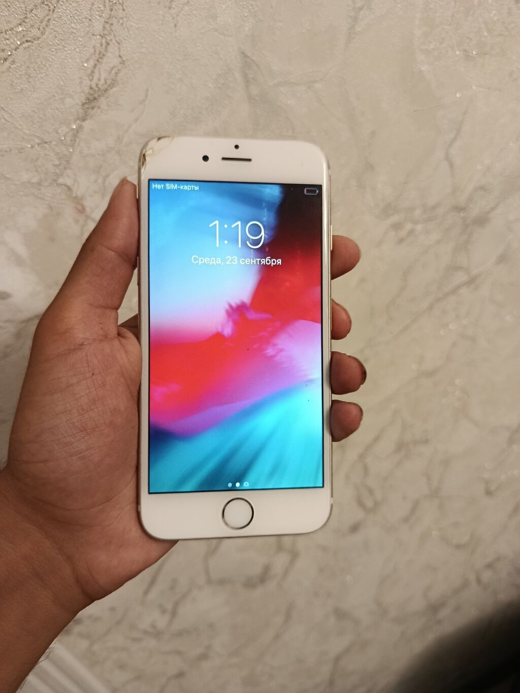 IPhone 6, 16 GB, Ağ, Barmaq izi — Apple iPhone, Bakı (2)