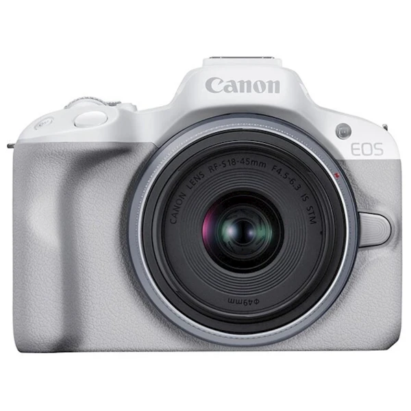 Canon EOS R50 RF-S 18-45 STM White 5812C030 — Bakı