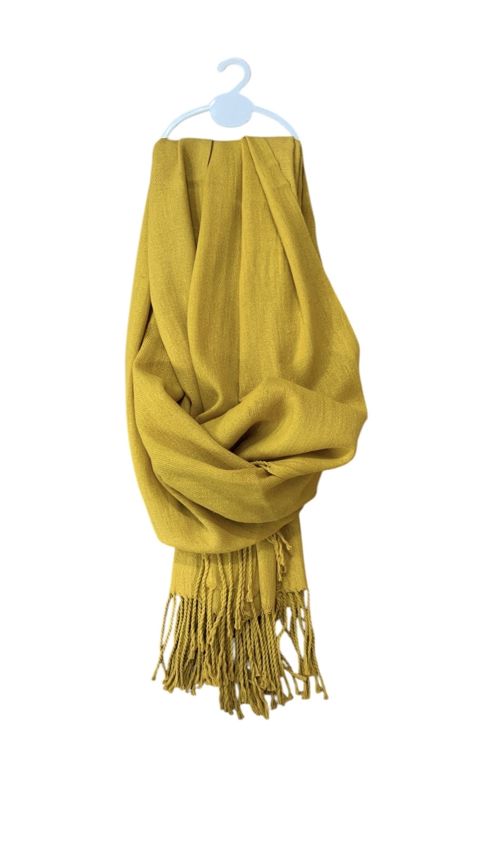 Şərf qadınlar üçün E-3200, kətan, sarı, 180x70 sm — Bakı