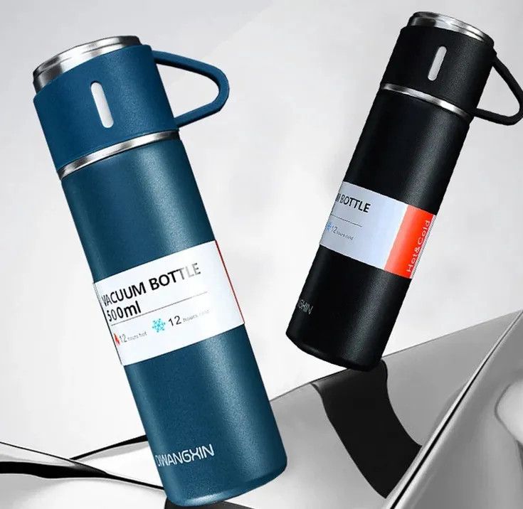Termos CP503D, 500 ml, paslanmayan polad, göy — Mallar, Bakı (3)
