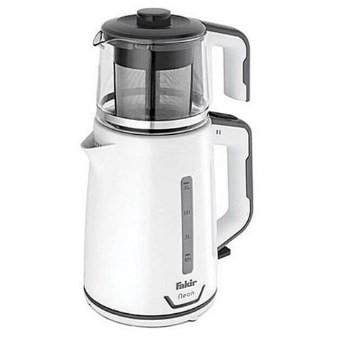 Fakir Neon elektrik çaydanı və çaydanlıq seti Tastea Tea maker white — Bakı