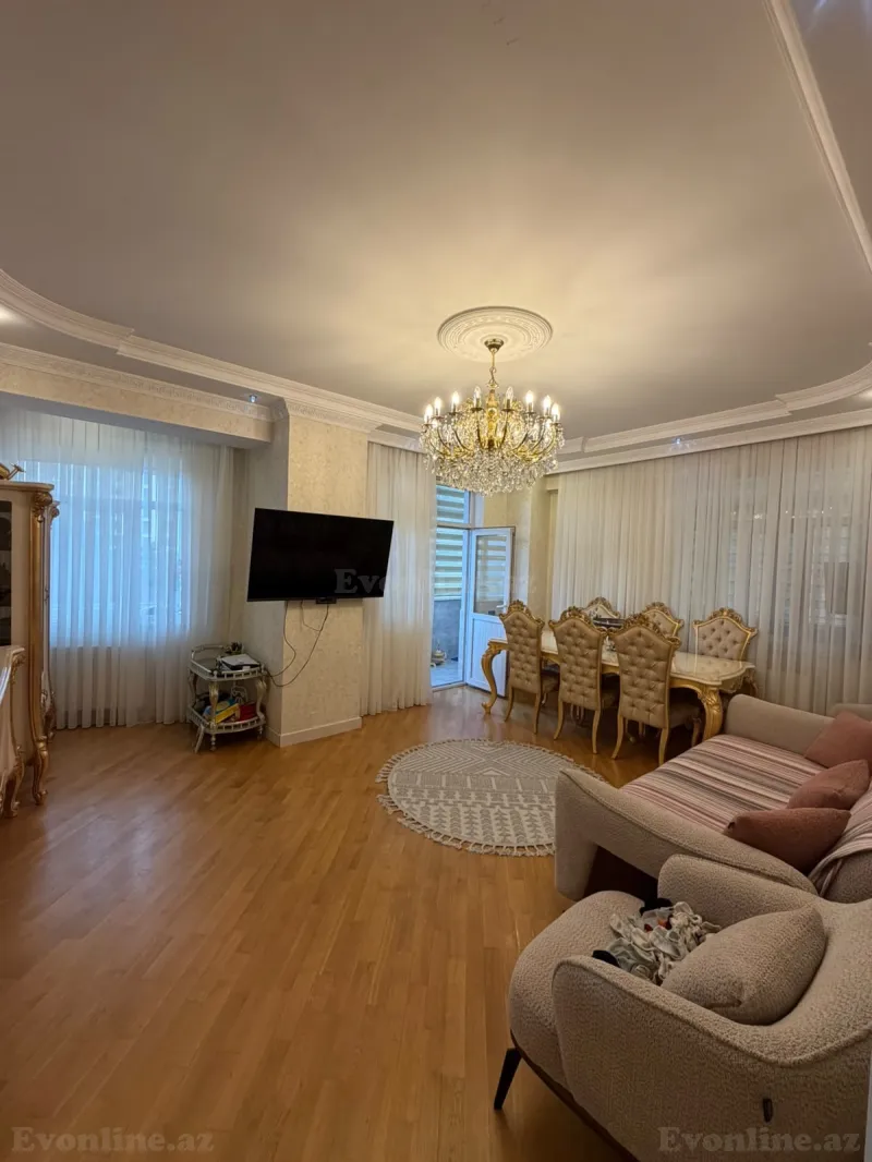 Satılır 3 otaqlı Mənzil Yeni tikili 120 m² Bakı, Nizami r., Neftçilər m — Bakı